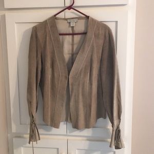 Light weight suede jacket